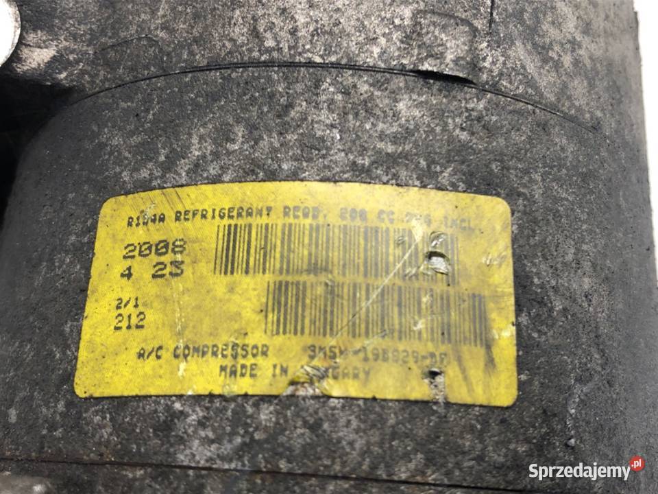 SPRĘŻARKA KLIMATYZACJI FORD KUGA I 3M5H19DF29DF Części samochodowe sprzedam
