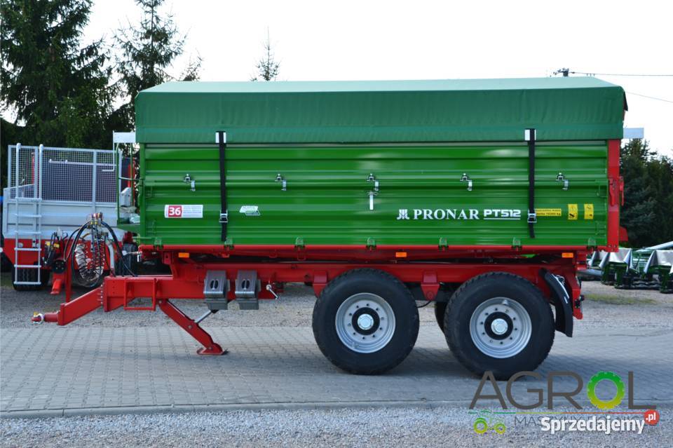 Przyczepa 12t tandem PT512 Pronar PT510 paletowa Pronar mazowieckie Mława