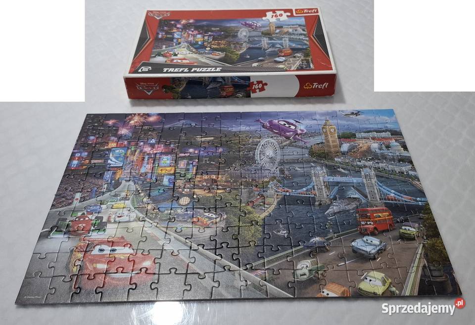 Auta 2 Cars 2 Kolaż 15216 Disney Trefl 160 Czeladź
