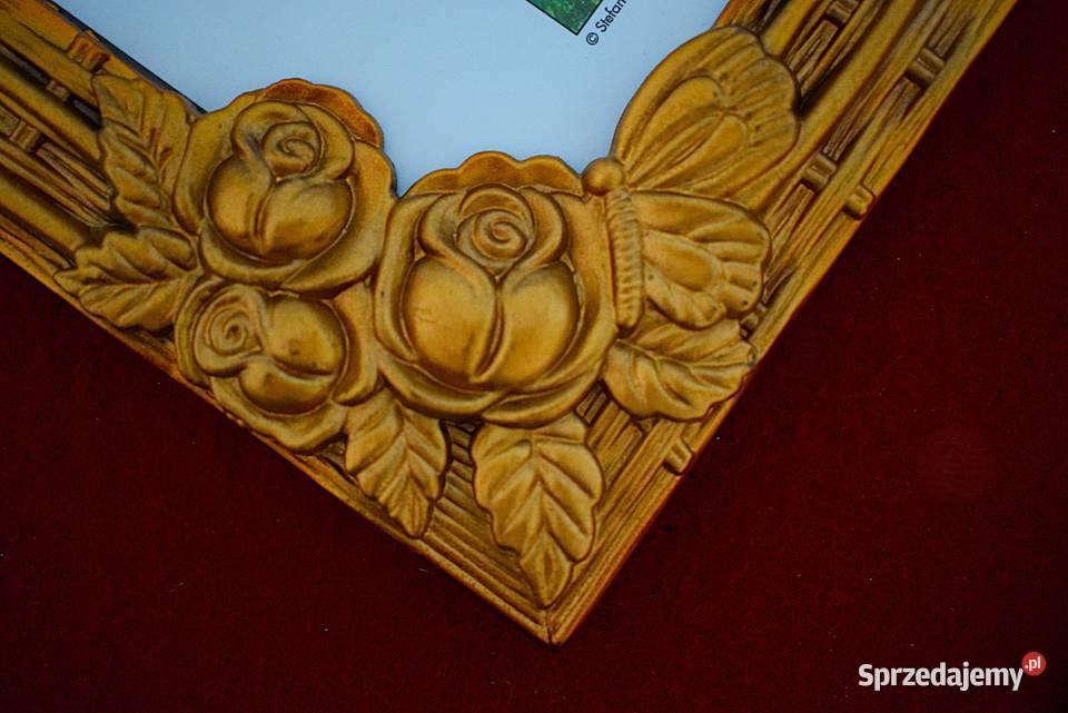 Dwie ramki z zdobnymi wzorami w kolorze starego kujawsko-pomorskie Chełmno