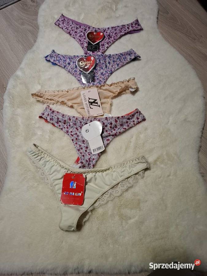 Stringi zestaw 5 sztuk stringów M Stringi Figi i stringi