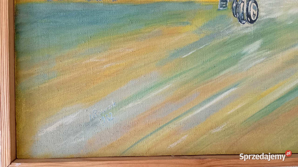Obraz olejny ręcznie malowany pomorskie Malbork