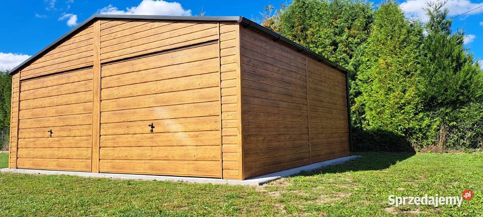 99B GARAŻ BLASZANY Złoty Dąb Wiaty Garaże Wiaty podkarpackie Przemyśl