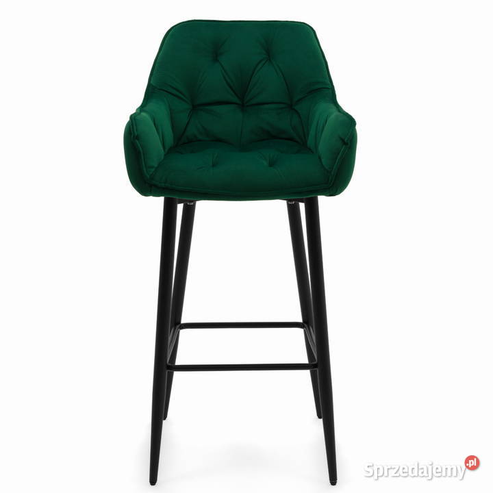 Hoker Tapicerowany Siena Butelkowa Zieleń Tarchały Małe