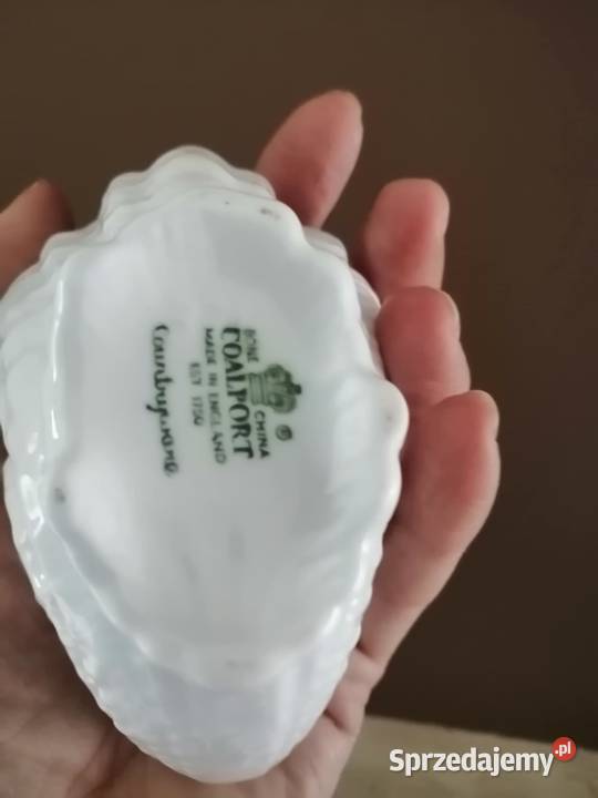 Coalport Anglia piękne puzderko w kształcie Poznań