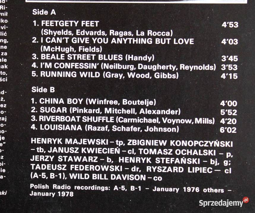 Old Timers With Wild Bill Davison Szczecin