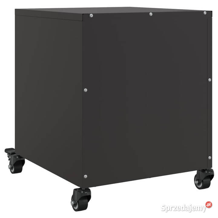 Szafki nocne 2 czarne 36x39x435 stal WM846627 Warszawa sprzedam