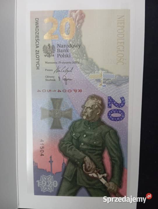 Banknot 20 2020 bitwa warszawska 1920 Rzeszów sprzedam