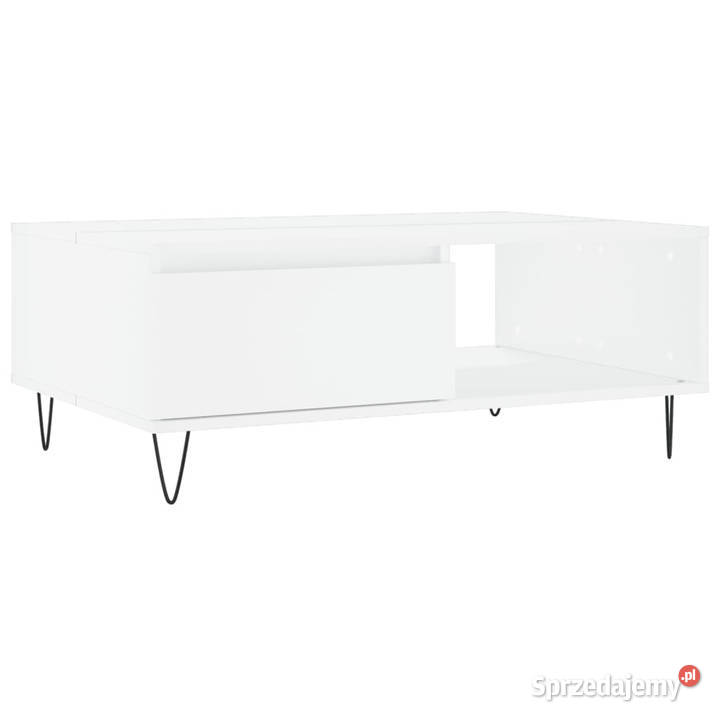 Stolik kawowy biały 90x60x35 materiał Warszawa sprzedam