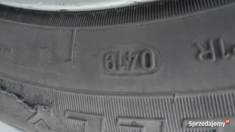 Oryginalne alufelgi OPEL 4x100 letnie opony Brześć Kujawski