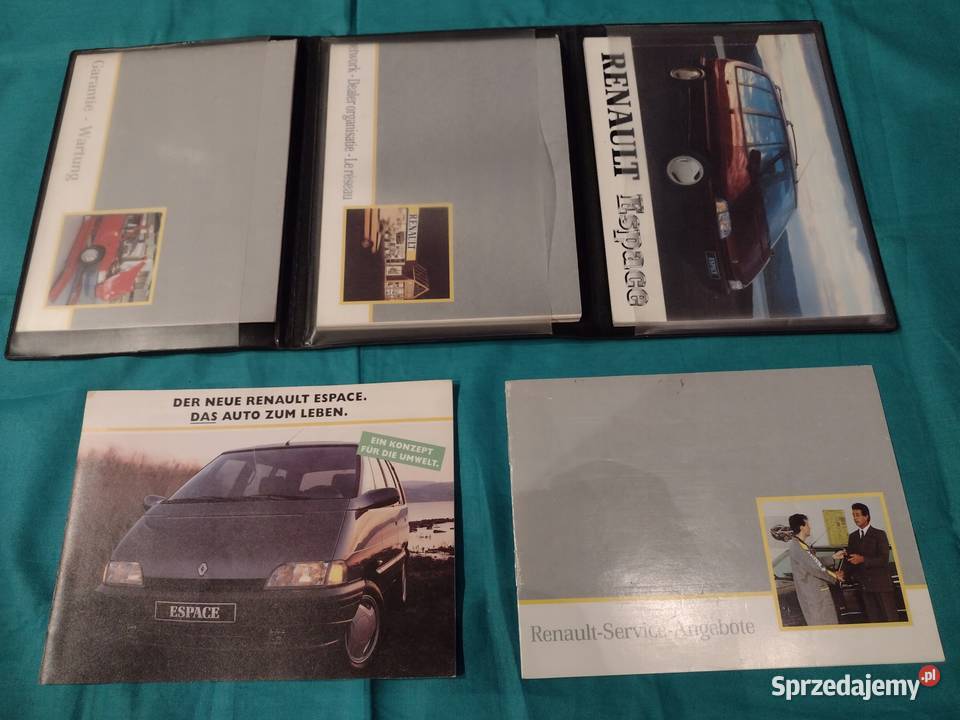 RENAULT ESPACE 1 Instrukcja Obslugi książka Poradniki, albumy i reportaże Łódź sprzedam