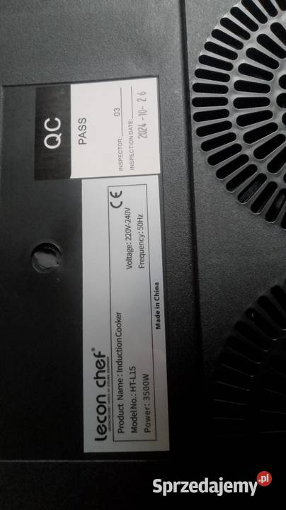 Kuchenka indukcyjna do Kampera Lecon Chef HTL15 Drezdenko