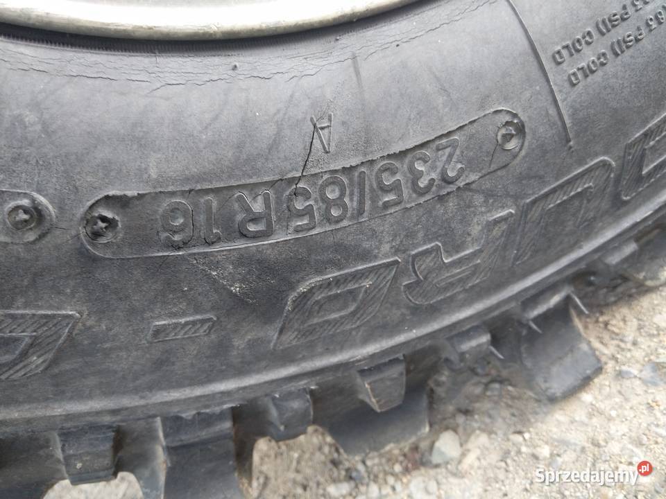 Alufelgi z oponami Jeep 5x1143 235x85r16 Istebna sprzedam
