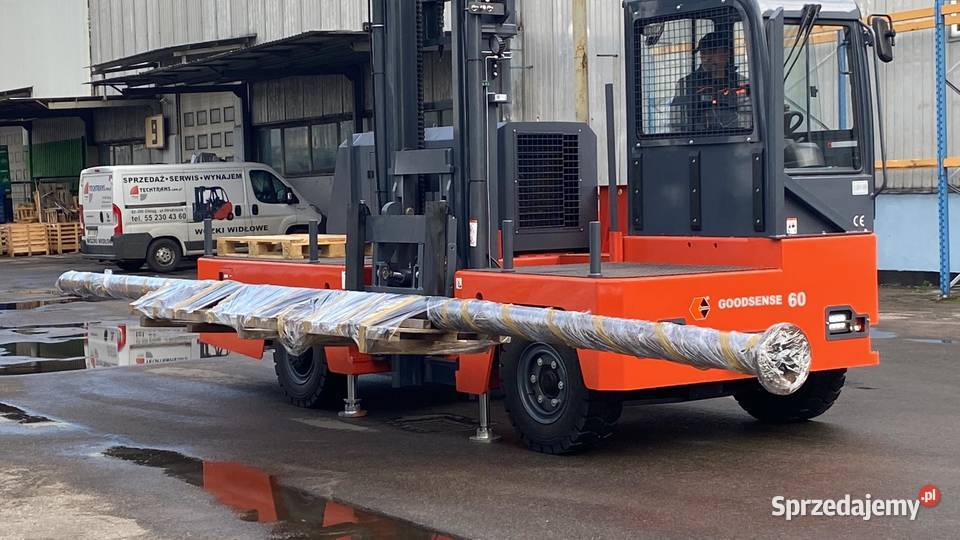wózek widłowy nowy boczny 56ton Diesel Baumann Elbląg sprzedam