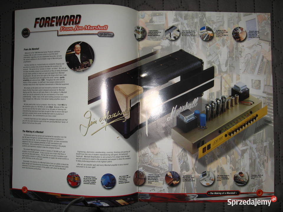 Marshall Amps 1998 Guitar Products Catalog