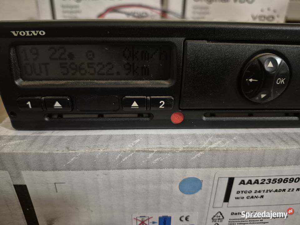 Tachograf VDO model 21 Volvo FH4 Obłotne sprzedam