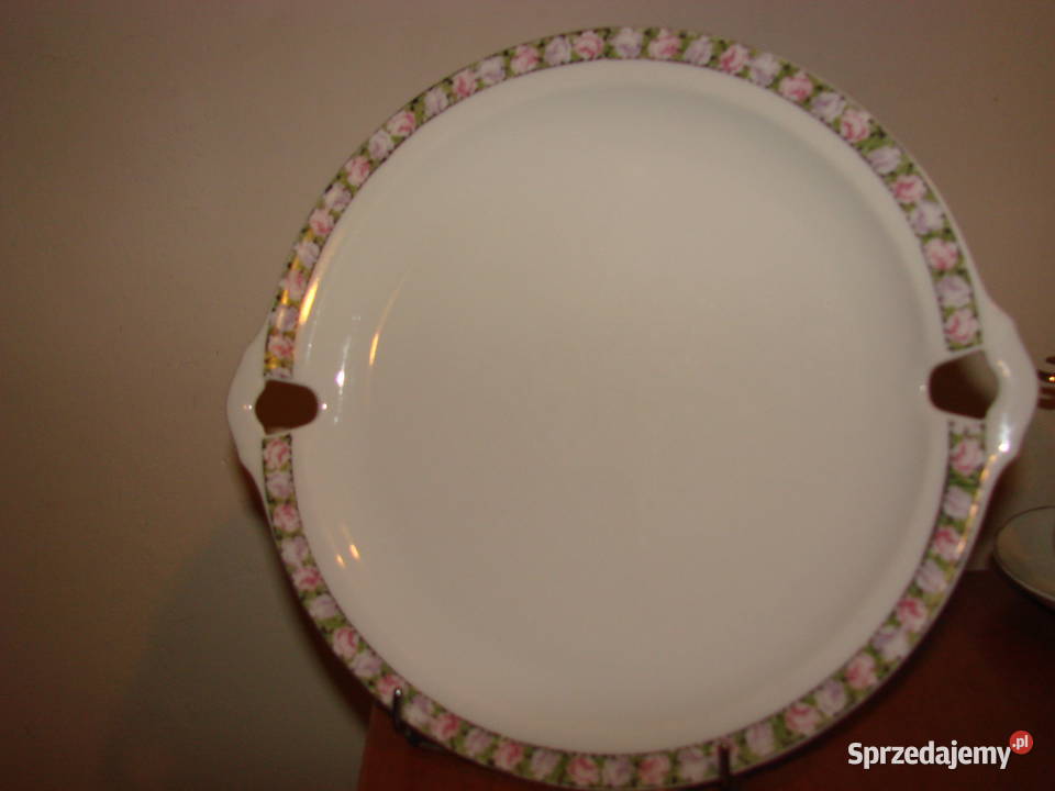 Asta JZCSelb stary duży talerz patera Porcelana i szkło pomorskie Pruszcz Gdański