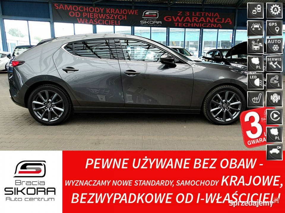Mazda 3 AUTOMAT 150 FulledNAVIKameraHEADUP podgrzewane fotele Mysłowice