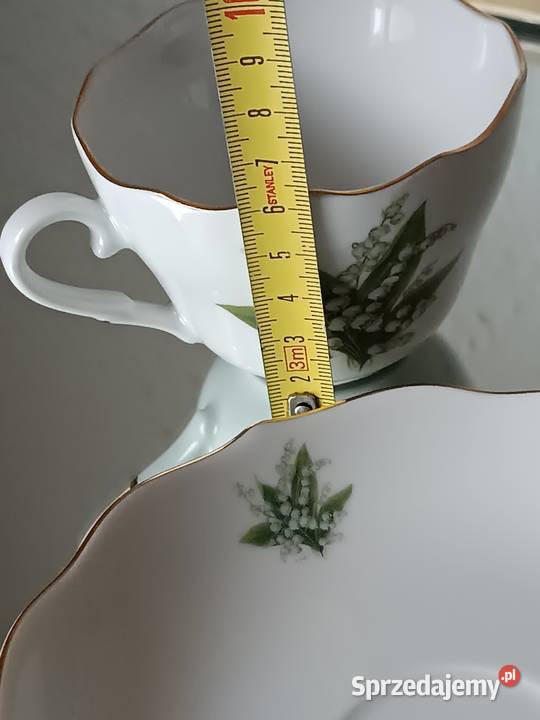 Filiżanka w konwalię Porcelana i szkło Porcelana i szkło Gorlice