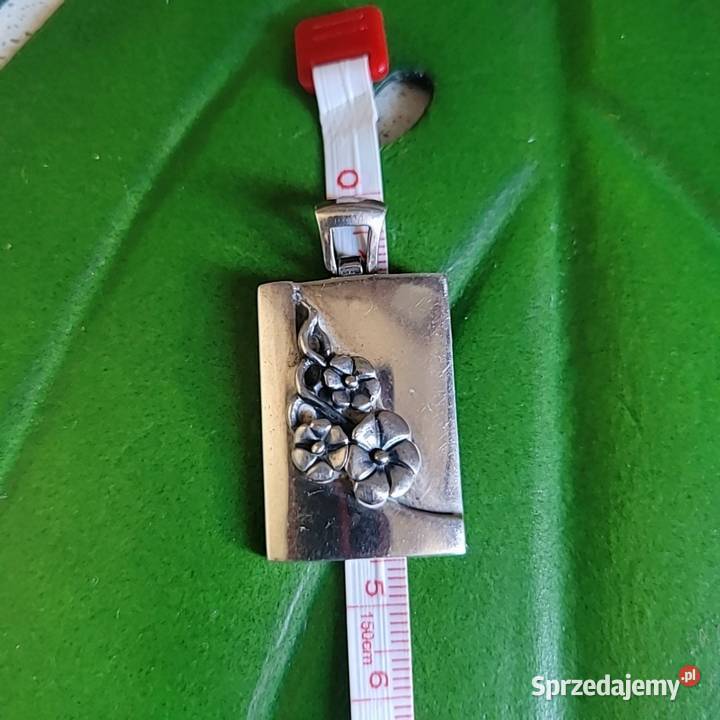 Srebrny 925 kwiatowy zestaw biżuterii Warszawa