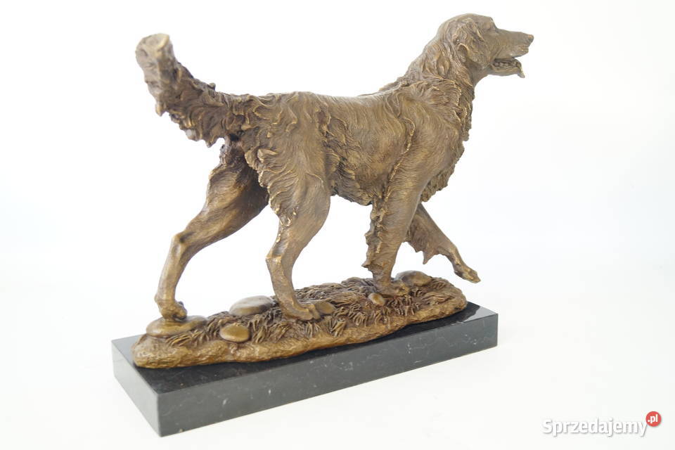 Golden Retriever Duża figura PSA pies figura z wielkopolskie Gizałki sprzedam