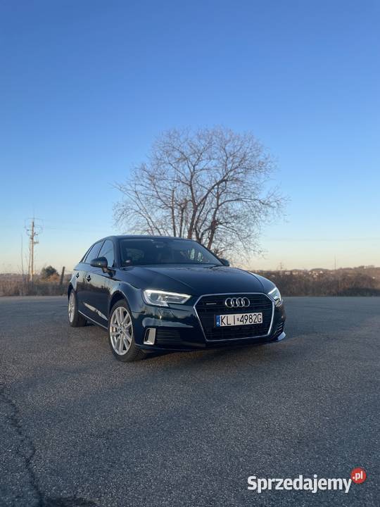 Audi A3 8V 20 TDI 184 QUATTRO SLINE granatowy sprzedam