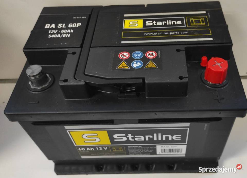 AKUMULATOR 60AH540A P 12V 242X175X175 STARLINE osobowe Łódź