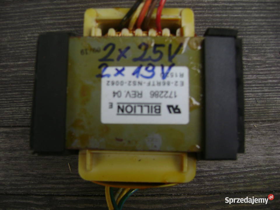 Wzmacniacz Transformator 250w 2x25v 2x13v Wzmacniacze i pokrewne podkarpackie Cieszanów