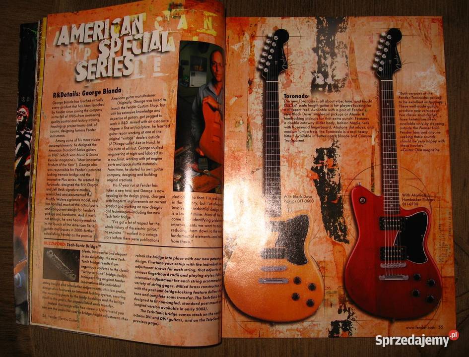 Fender Frontline 2003 katalog Kępice sprzedam