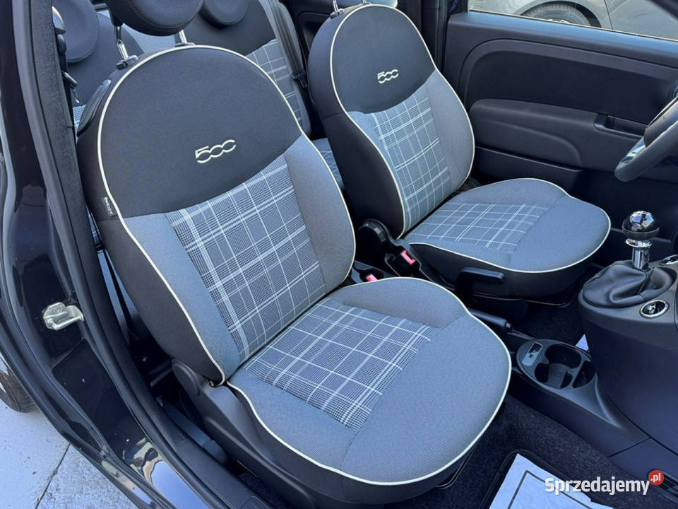 Fiat 500 Pisemna Gwarancja 12 miesięcy I 2007 lakier metallic Konin