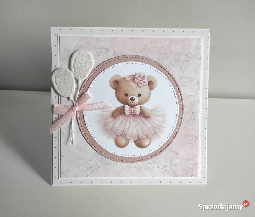 Kartka ręcznie robiona na Narodziny urodziny z Łódź