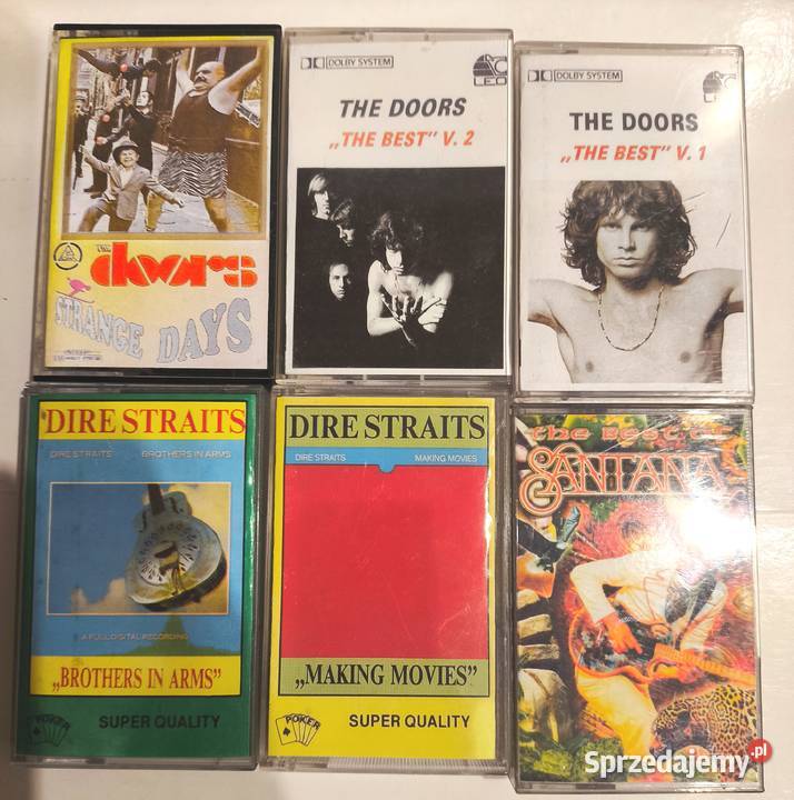 Kasety magnetofonowe rock zestaw Grybów