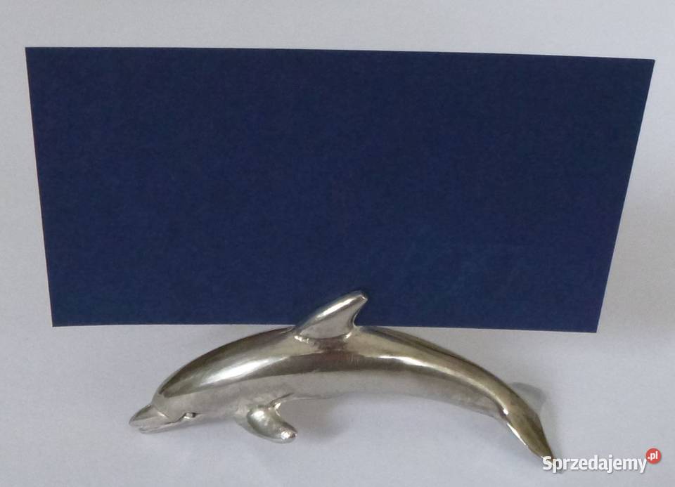 Metalowy serwetnikpodstawka delfin 6 Akcesoria kuchenne