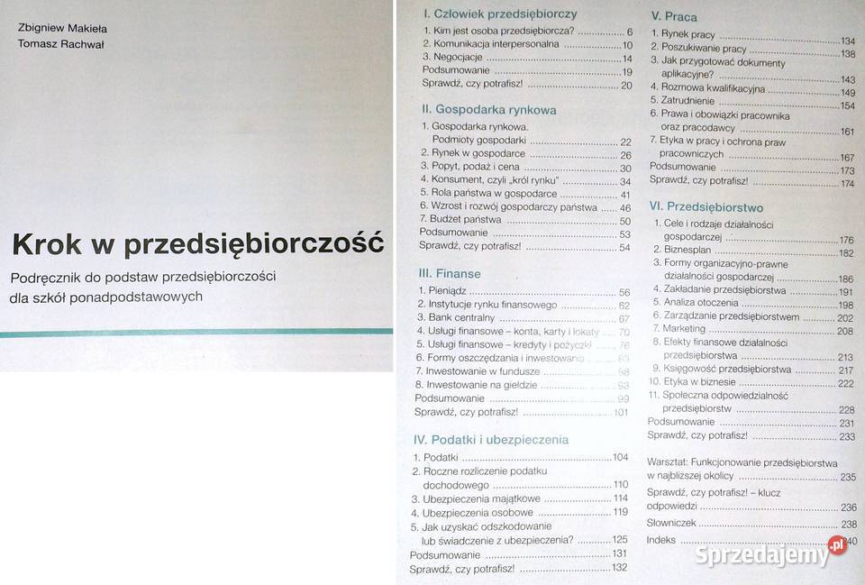 Krok w przedsiębiorczość Zbigniew Makieła Tomasz Rok wydania 2020 Pozostałe Chełm