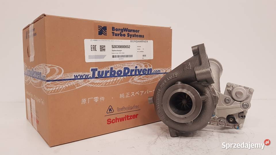 Nowa turbosprężarka BorgWarner KKK 53039880652 Turbosprężarki Siedlce