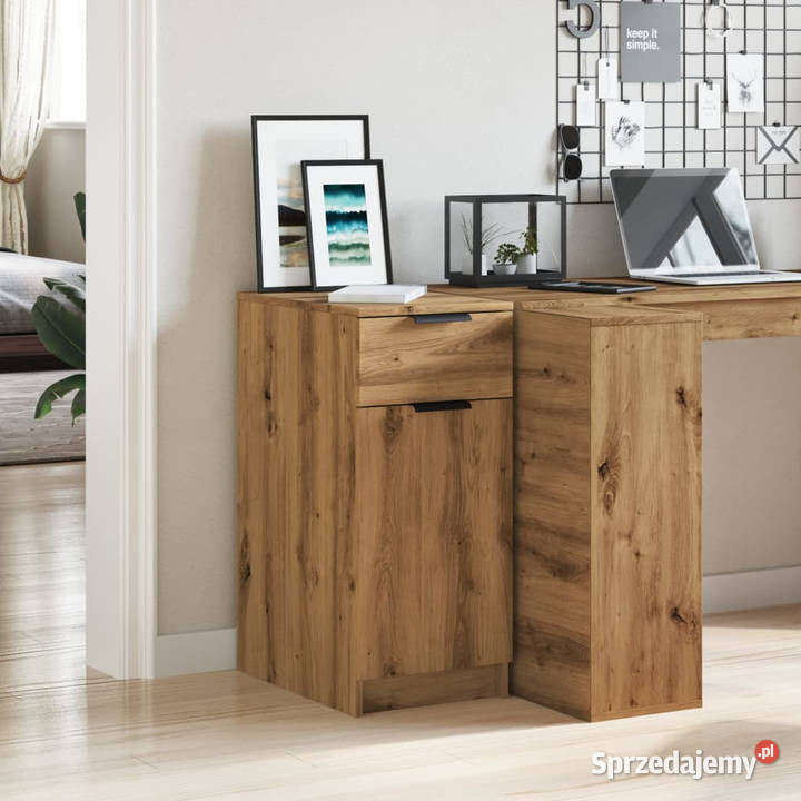 Szafka biurkowa dąb artisan 33x50x75 WM856998 Warszawa sprzedam