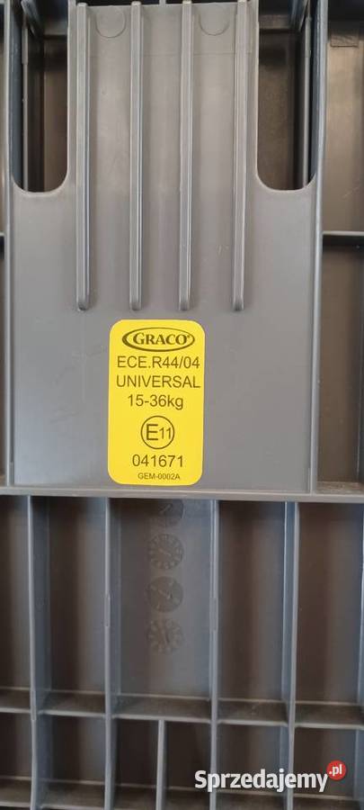 Fotelik samochodowy GRACO JUNIOR MAXI Dla Dziecka Łódź