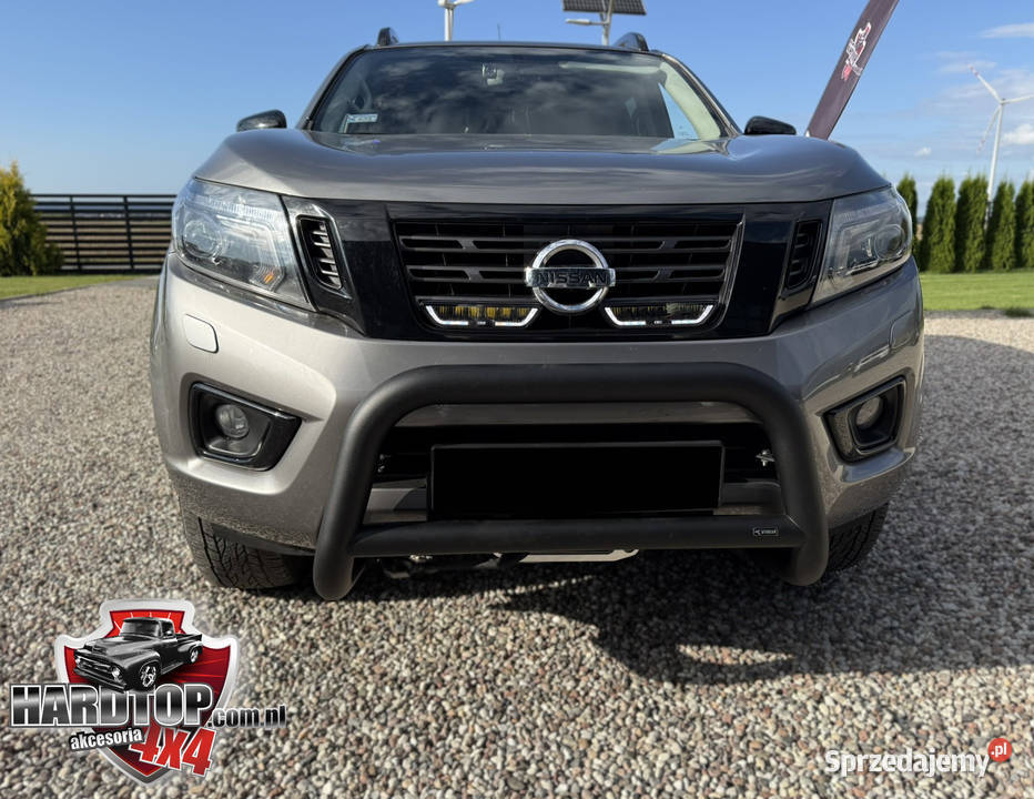 Orurowanie przednie z poprzeczką CZARNE Nissan Pasłęk