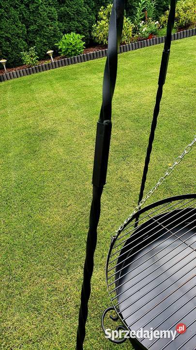 Grill ogrodowy trojnóg 190 ruszt 60 palenisko 60 mazowieckie