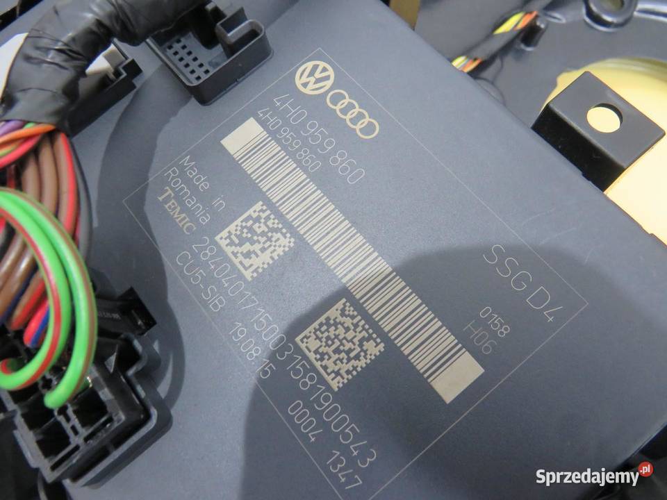 MODUŁ STEROWNIK FOTELA TYŁ AUDI A8 D4 4H0959860 sprzedam