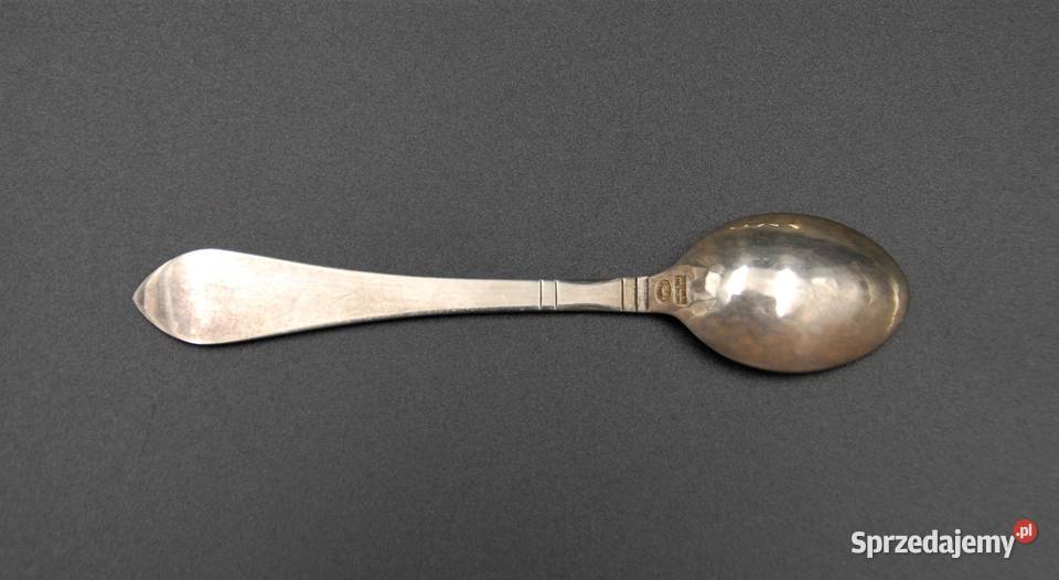 Srebrne łyżeczki Georg Jensen w etui 6 sztuk wielkopolskie Poznań