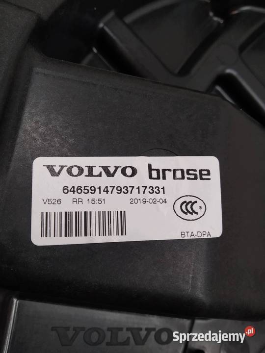MECHANIZM SZYBY PRAWY TYŁ 31349765 Volvo XC 90