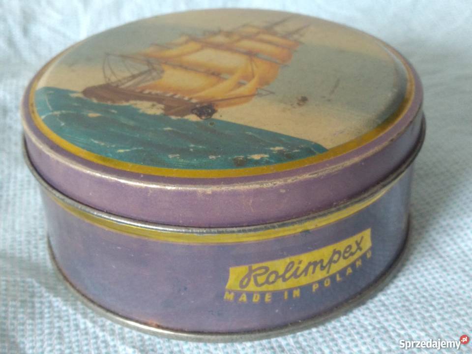 pudełko z Żaglowcem słodyczach ROLIMPEX pamiątka Pozostałe mazowieckie Warszawa sprzedam