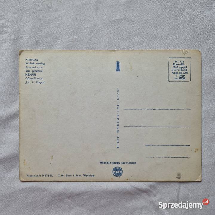 Kartka Dolny Śląsk Niemcza Nimptch Brzesko sprzedam