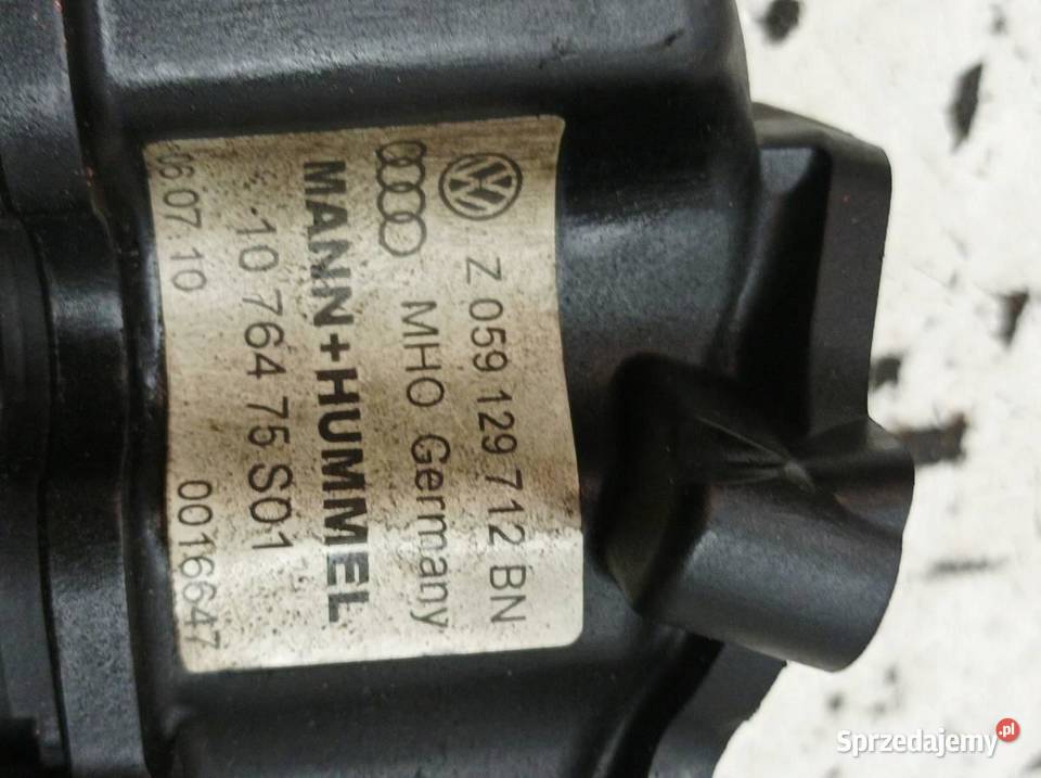 KOLEKTOR SSĄCY 059129712BN 30 TDI Audi A6 III Rok produkcji 2010