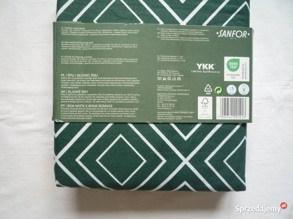 Smukee Nowa pościel bawełniana zielona 160x200 zielony zachodniopomorskie Szczecin