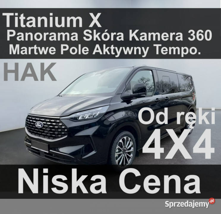 Ford Tourneo Custom Titanium X 4x4 170 Kamera Szczecinek