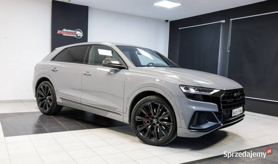 Audi Q8 50TDIQuattroPneumatykaSlinePakiet karbon światła do jazdy dziennej Konstantynów Łódzki