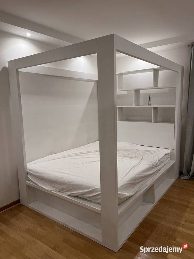 Łóżko z baldachimem materac Warszawa
