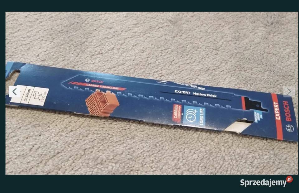 Brzeszczot 300mm do cegieł BOSCH expert S1243 HM Bydgoszcz sprzedam